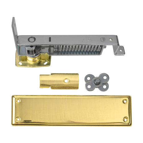 Medium Duty Adjustable Spring Pivot Set Hold Open