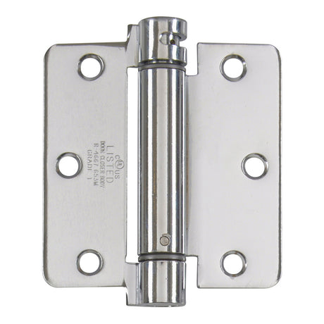 1/4" Radius Corner Spring Hinge