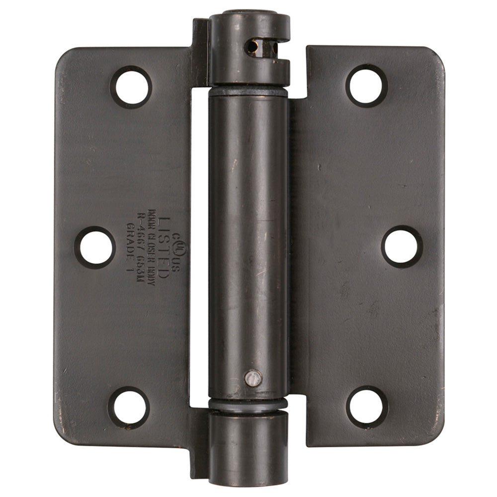 1/4" Radius Corner Spring Hinge