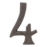 Solid Bronze Traditional House Numbers