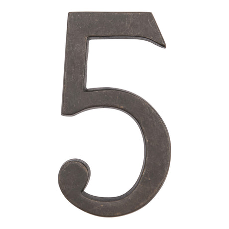 Solid Bronze Traditional House Numbers