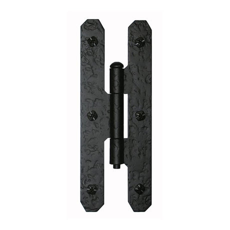 "H" Style Black Iron Hinge