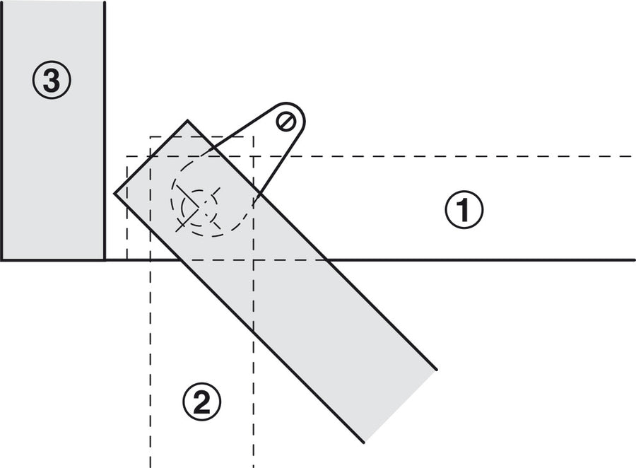 Small Spring Loaded Hinge | Spring Loaded Pivot Hinge | HardwareSource