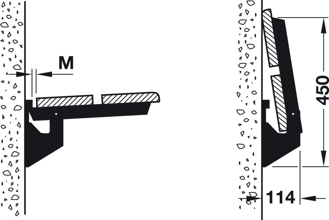 Bench Seat Hinge, Extra Heavy Duty