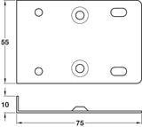 Euro Hinge Repair Plates