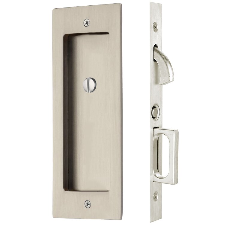 Modern Rectangular Privacy  Pocket Door Lock