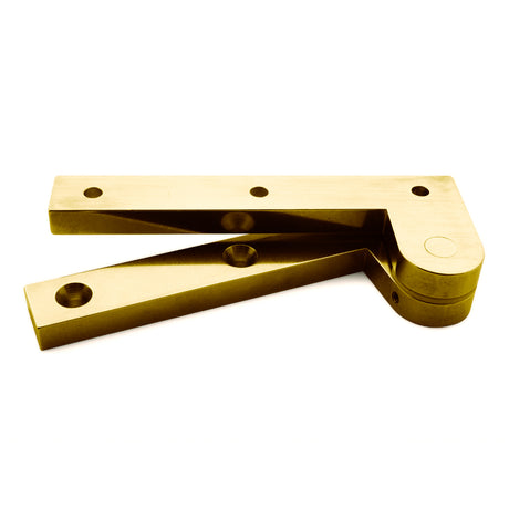 Brusso Brass Offset Pivot Hinge