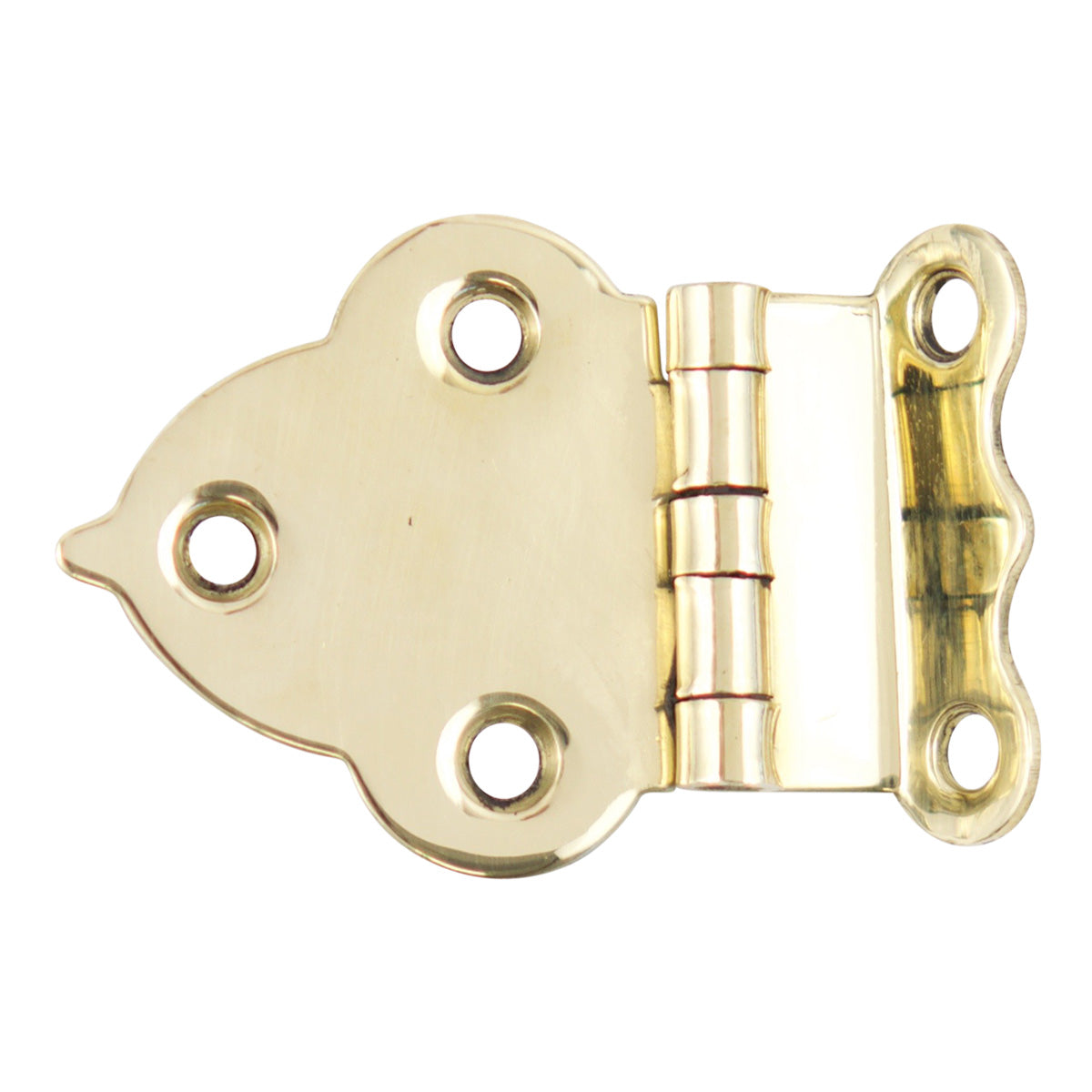 Hoosier Solid Brass 3/8" Offset Hinge