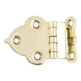 Hoosier Solid Brass 3/8" Offset Hinge