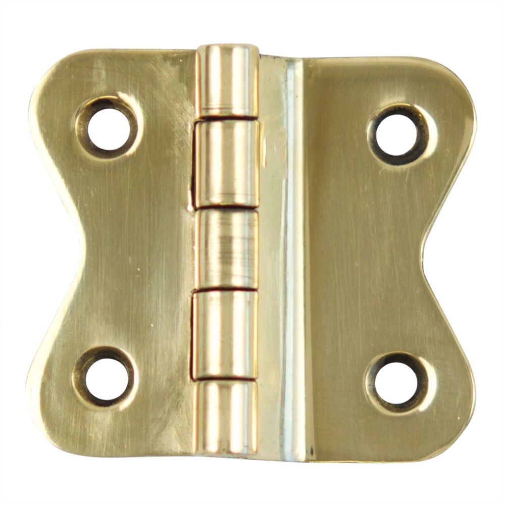 Hoosier Style Ornamental Surface Mounted Hinge, 3/8" Offset