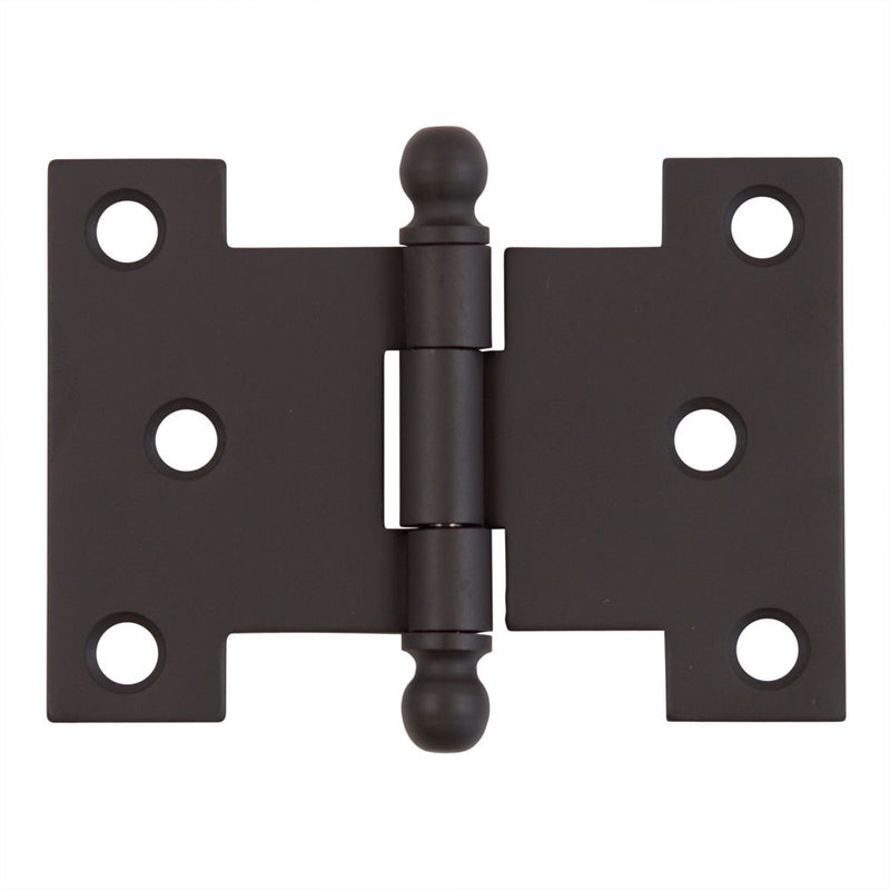 4" x 8" Solid Brass Parliament Hinge, Satin Nickel HardwareSource