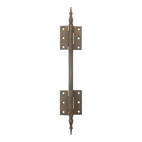 12" Finial Tipped Armoire Hinge