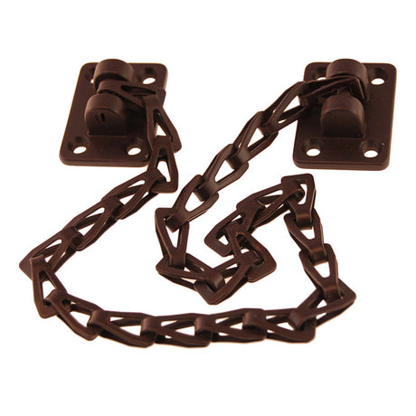 15" Transom Window Chain with Brass Mounting Plate
