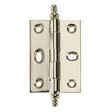 Solid Brass Crown Tipped Hinge