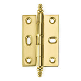 Solid Brass Crown Tipped Hinge