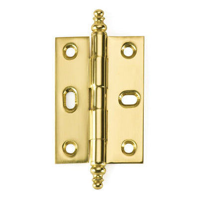 Solid Brass Crown Tipped Hinge