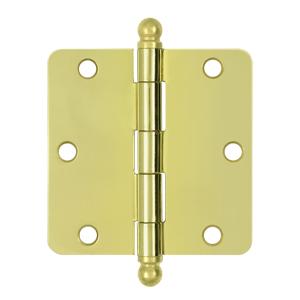 1/4" Radius Ball Tipped Residential Steel Hinge