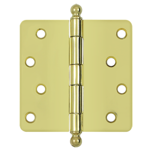 1/4" Radius Ball Tipped Residential Steel Hinge