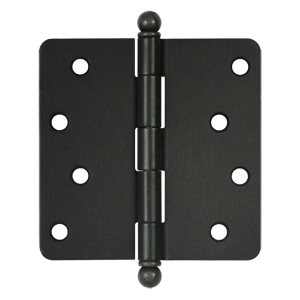 1/4" Radius Ball Tipped Residential Steel Hinge