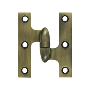 Olive Knuckle Hinge, 3" x 2-1/2"