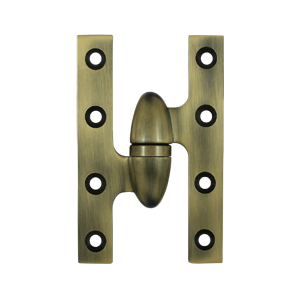 Olive Knuckle Door Hinge, 5" x 3-1/4"