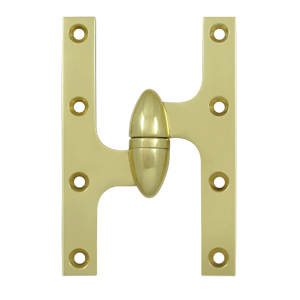 Olive Knuckle Door Hinge, 6" x 4"