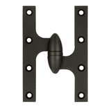 Olive Knuckle Door Hinge, 6" x 4"