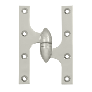 Olive Knuckle Door Hinge, 6" x 4"