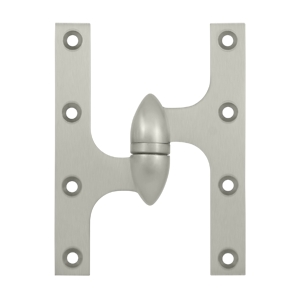 Olive Knuckle Door Hinge, 6" x 4-1/2"