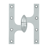 Olive Knuckle Door Hinge, 6" x 4-1/2"