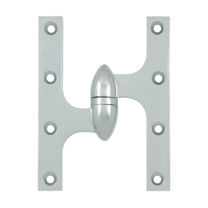 Olive Knuckle Door Hinge, 6" x 4-1/2"