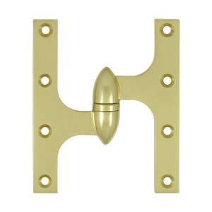 Olive Knuckle Door Hinge, 6" x 5"