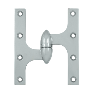 Olive Knuckle Door Hinge, 6" x 5"