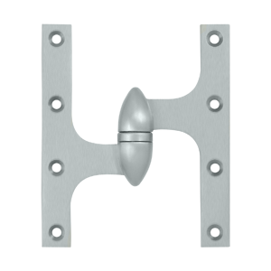 Olive Knuckle Door Hinge, 6" x 5"