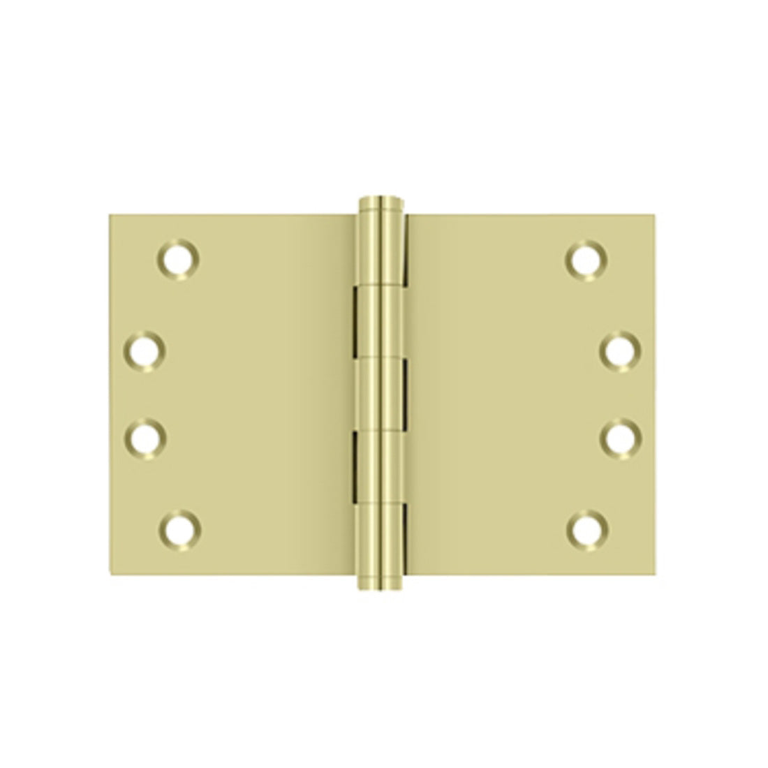 Solid Brass Wide Throw Plain Bearing Butt Hinge