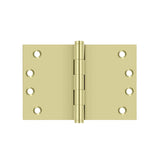 Solid Brass Wide Throw Plain Bearing Butt Hinge
