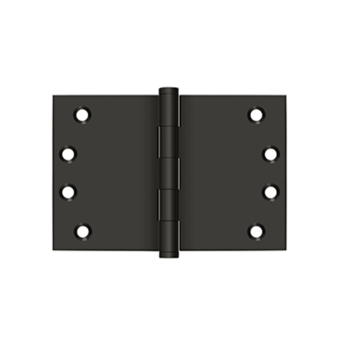 Solid Brass Wide Throw Plain Bearing Butt Hinge