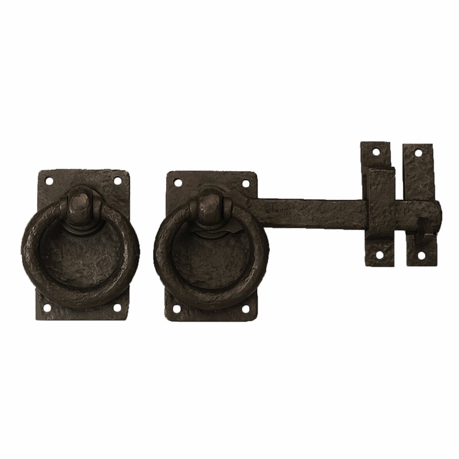 Rectangular Ring Latch Solid Bronze Ring Turn Bar Latch | HardwareSource