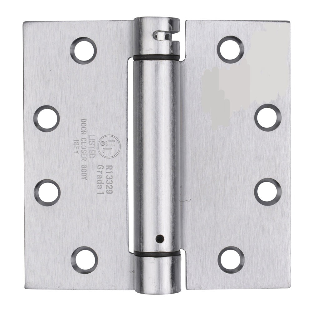 4-1/2" Heavy Duty Spring Hinge, Builders Grade