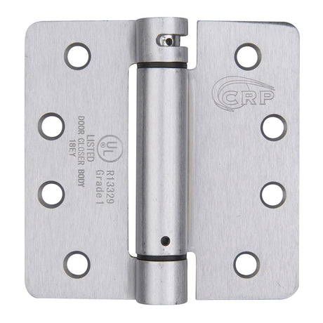 1/4" Radius Corner Spring Hinge, Builders Grade