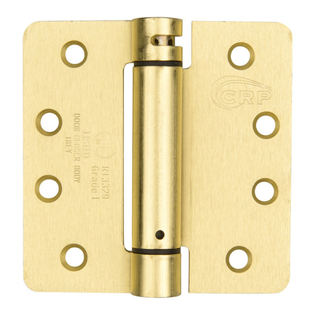 1/4" Radius Corner Spring Hinge, Builders Grade