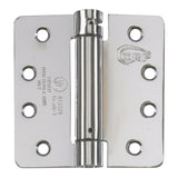 1/4" Radius Corner Spring Hinge, Builders Grade