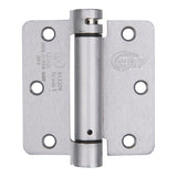 1/4" Radius Corner Spring Hinge, Builders Grade