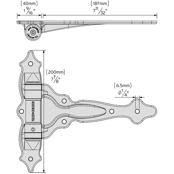 TruClose Tee Hinge