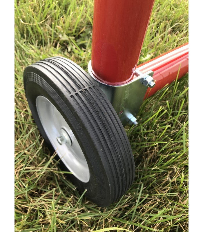 Gate Wheel with Mounting Bracket for Round Tubing Gate Frame
