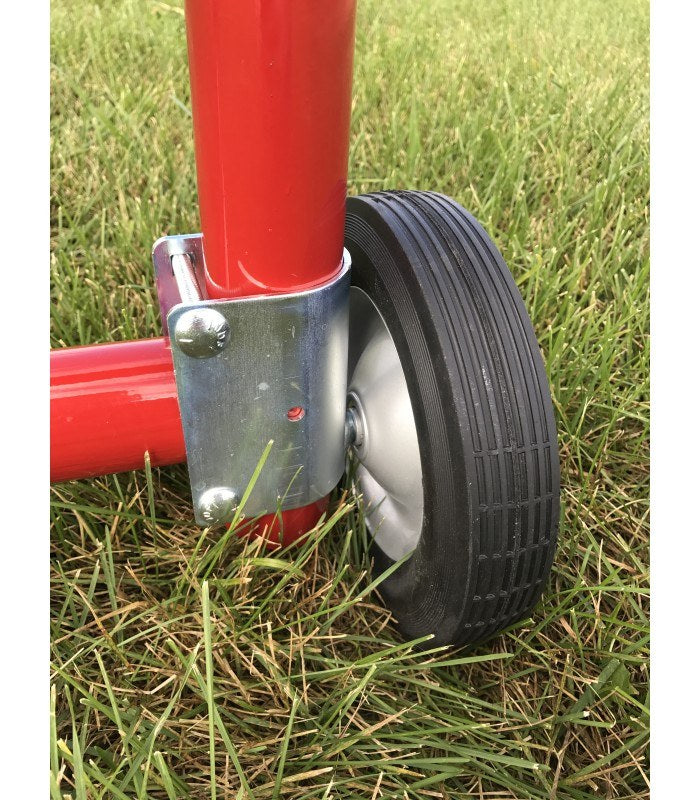 Gate Wheel with Mounting Bracket for Round Tubing Gate Frame