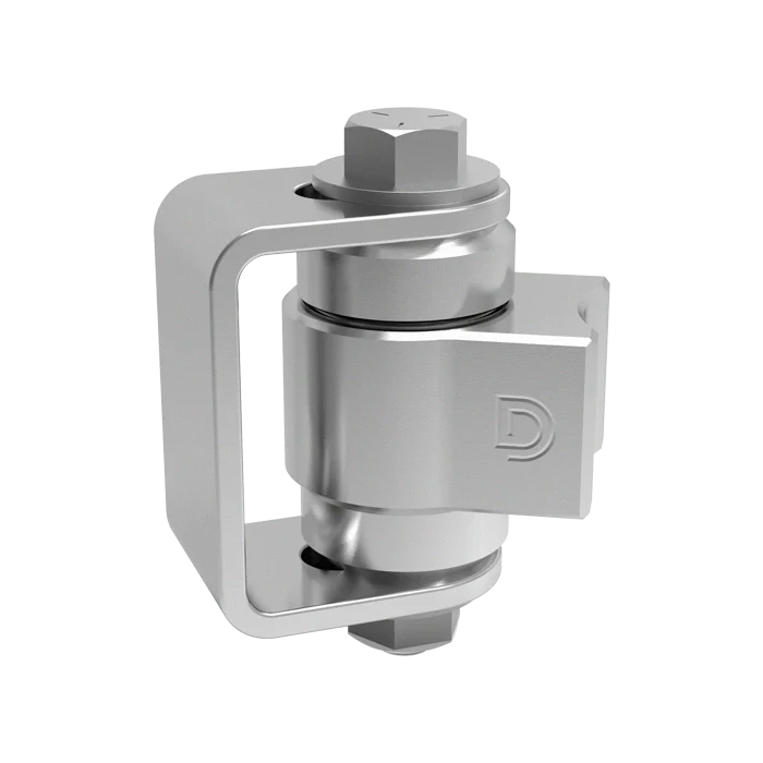 Roller Bearing Weld-On Hinge, Stainless Steel