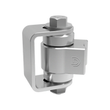 Roller Bearing Weld-On Hinge, Stainless Steel