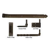 Solid Bronze Strap Hinge System