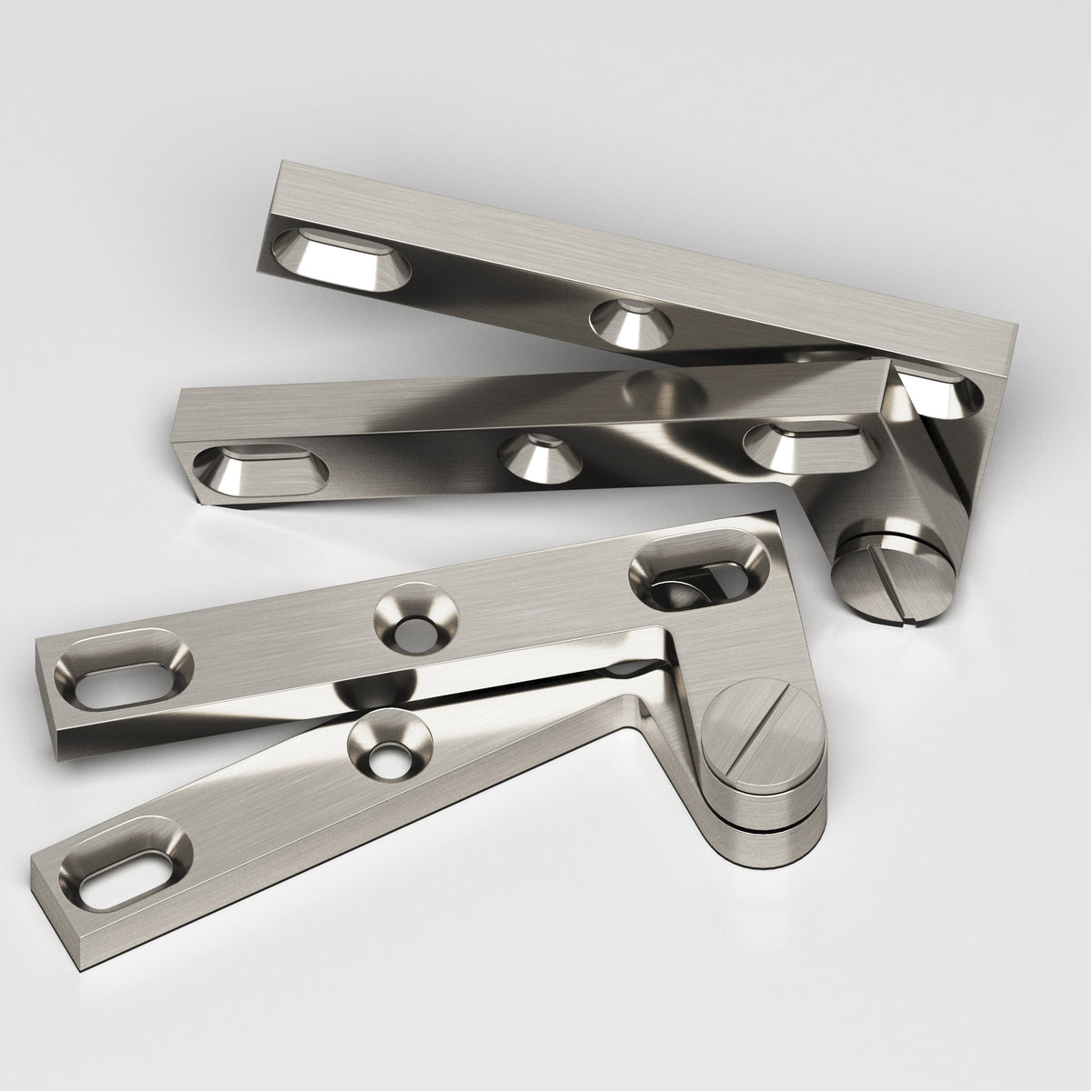 Solid Brass Heavy Duty Offset Pivot Hinge